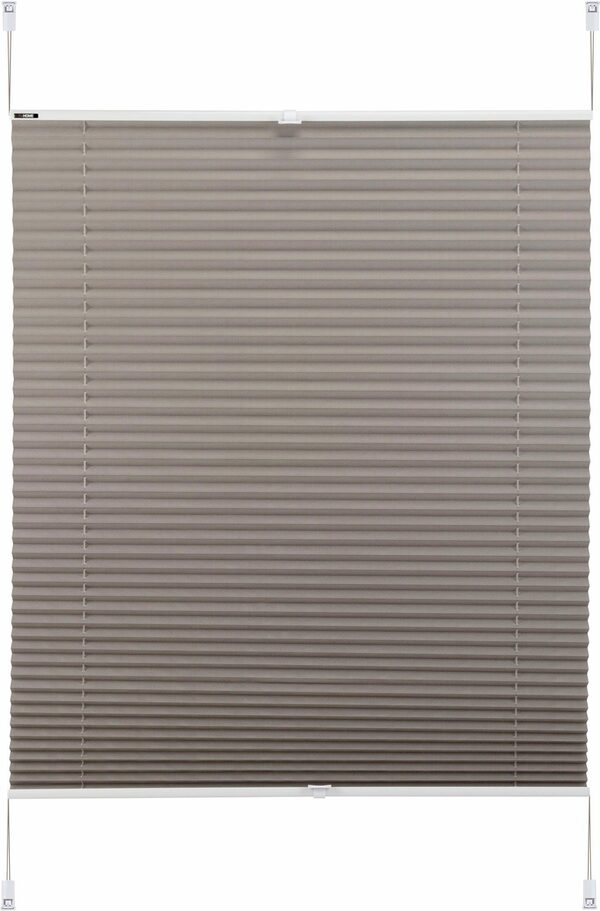 Bild 2 von Plissee LAHOLM, my home, Lichtschutz, ohne Bohren, verspannt, Klemmfix, Klemmfix, im Fixmaß, uni, monochrom, basic, Klemmträger, Bestseller