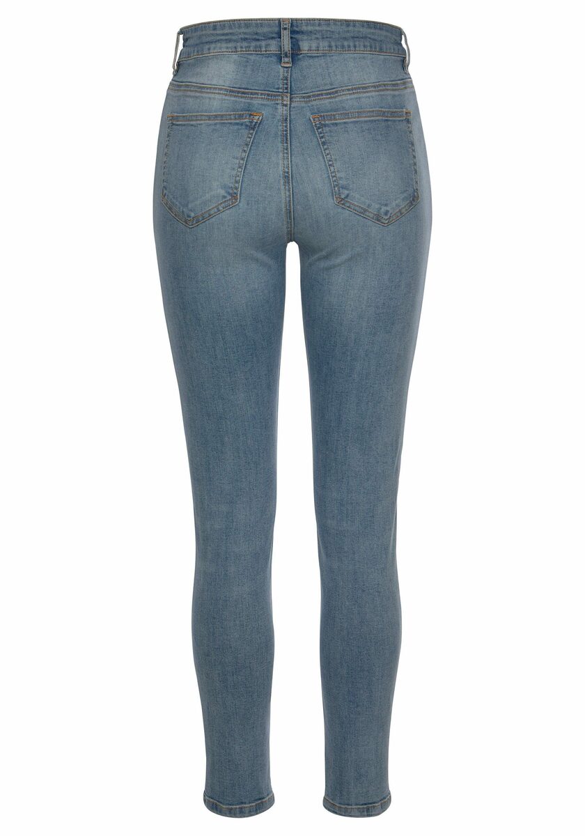 Bild 4 von Buffalo High-waist-Jeans mit modischer Knopfleiste