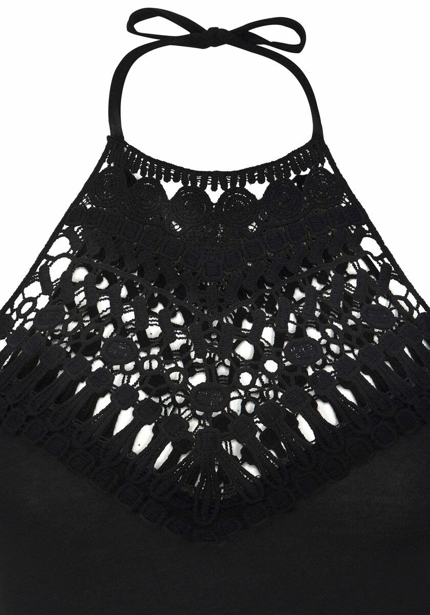 Bild 3 von LASCANA Neckholderkleid mit Spitzeneinsatz