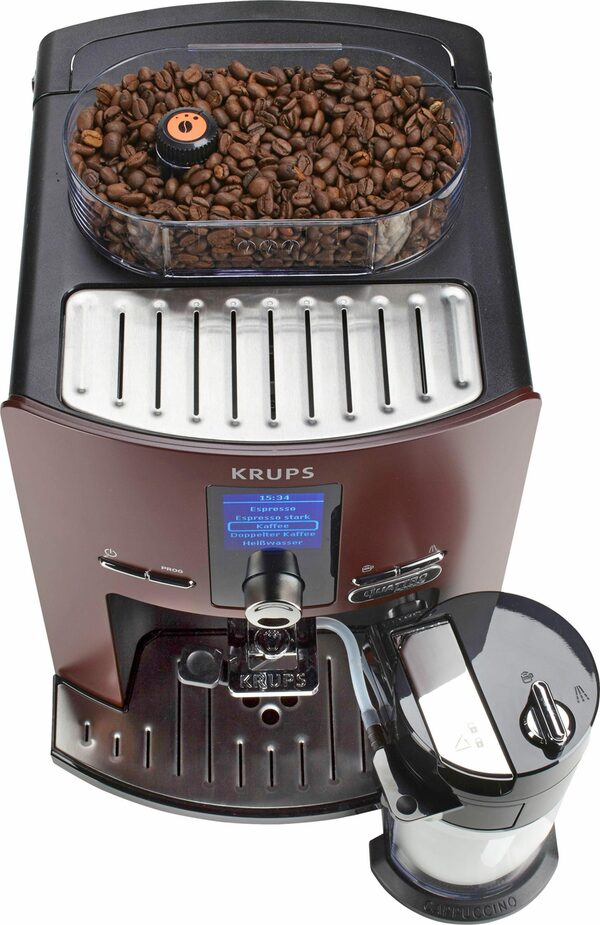 Bild 4 von Krups Kaffeevollautomat EA829G Espresseria Automatic Latt'Espress, mit kompact-LCD Display, integrierter Milchbehälter