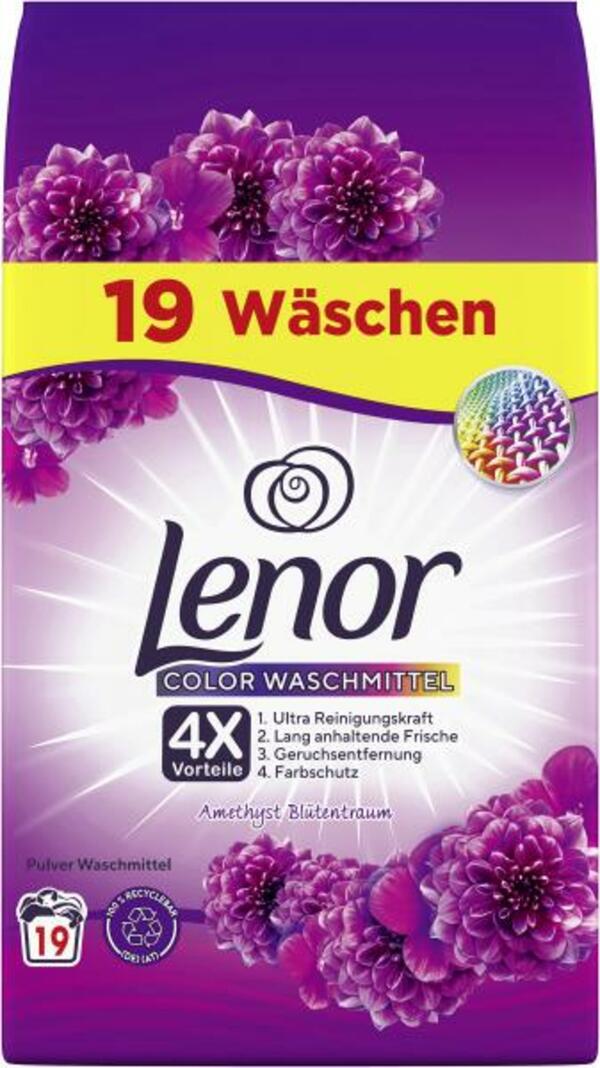 Bild 1 von Lenor Colorwaschmittel Pulver Amethyst Blütentraum