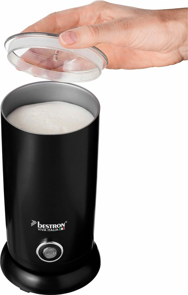 Bild 4 von bestron Milchaufschäumer Viva Italia, 550 W, Kabellos, 300 ml, Farbe: Schwarz