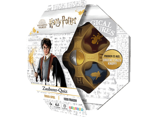 Bild 1 von ZANZOON Harry Potter Zauberer-Quiz Gesellschaftsspiel Mehrfarbig