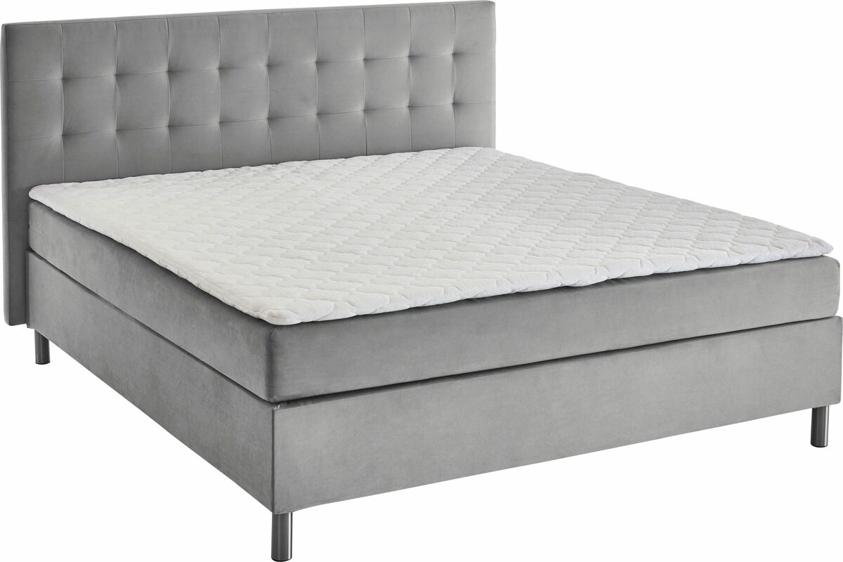 Bild 3 von ATLANTIC home collection Boxbett Holly, mit Taschen-Federkernmatratze und Topper, wahlweise mit Bettkasten