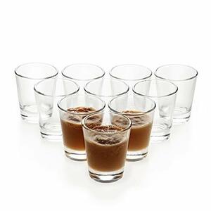 BCnmviku Schnapsgläser Glas 5cl/50ml Set Shotgläser - Spühlmaschinenfest - Gläser für Vodka Tequila