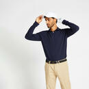 Bild 1 von Golf Poloshirt langarm MW500 Herren marineblau