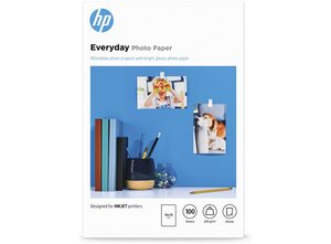 HP Everyday-Fotopapier glänzend - 100 Blatt/10 x 15 cm