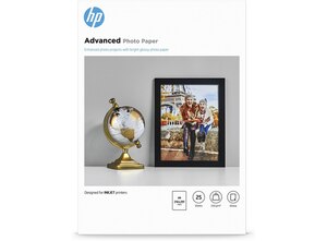 HP Advanced Fotopapier, glänzend - 25 Blatt/A4/210 x 297 mm