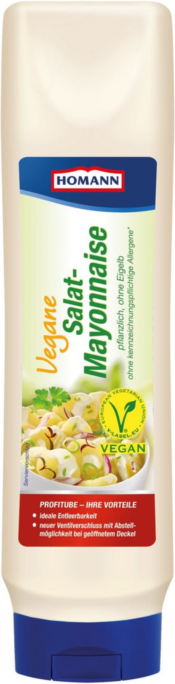 Bild 1 von Homann Vegane Salat Mayonnaise 49,9 % Fett (873 g)