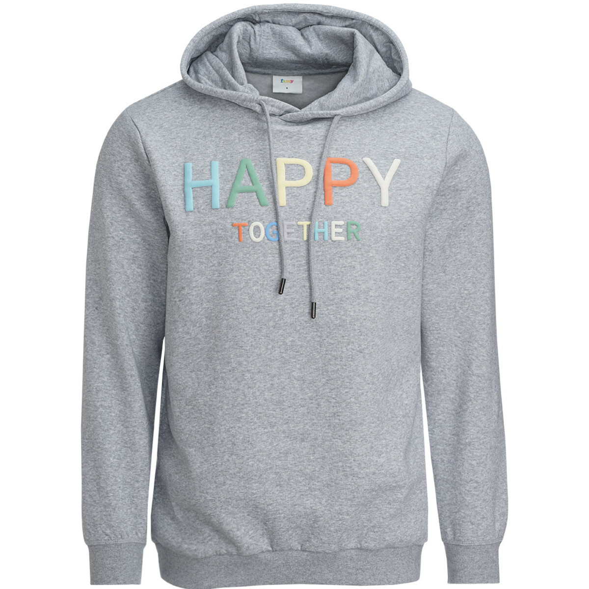 Bild 1 von Herren Hoodie mit gummierten Print