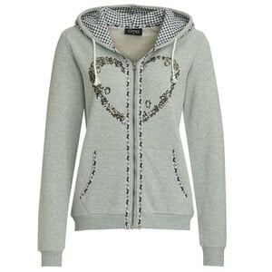 Damen Sweatjacke im Trachten-Look