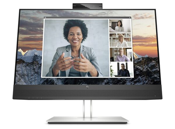 Bild 1 von HP E24m G4 60,45 cm (23,8") FHD Conferencing-Monitor mit Docking-Features, Speaker & IR-Webcam