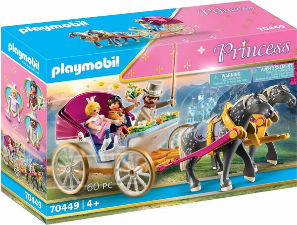 Bild 1 von Playmobil® Konstruktions-Spielset »Romantische Pferdekutsche (70449), Princess«, (60 St), Made in Germany