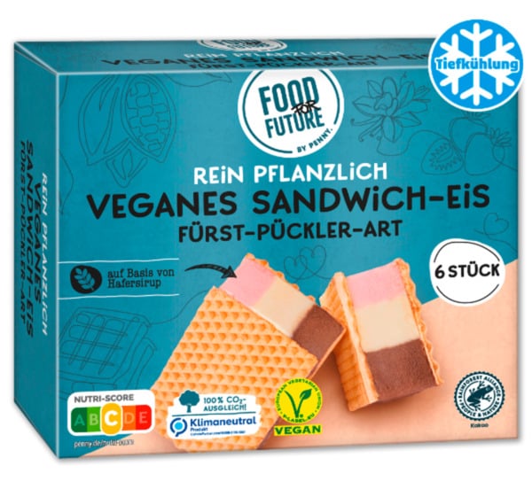 Bild 1 von FOOD FOR FUTURE Veganes Sandwich-Eis*