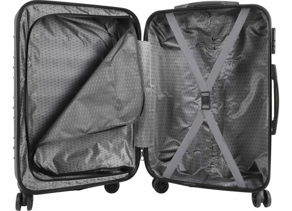 Bild 3 von Kofferset mit Zahlenschloss 3-teilig L/XL/XXL Schwarz