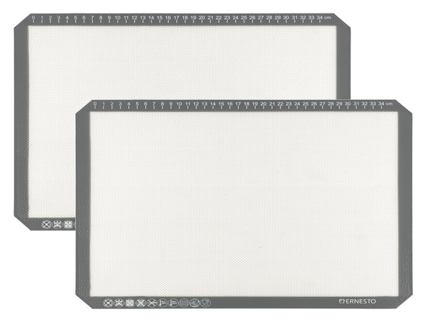 Bild 1 von ERNESTO® Silikon-Backmatten, 2 Stück, hitzebeständig