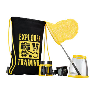 NATIONAL GEOGRAPHIC 
                                            Entdecker-Set mit Fangnetz, Kompass, Fernglas, Becherlupe & Rucksack