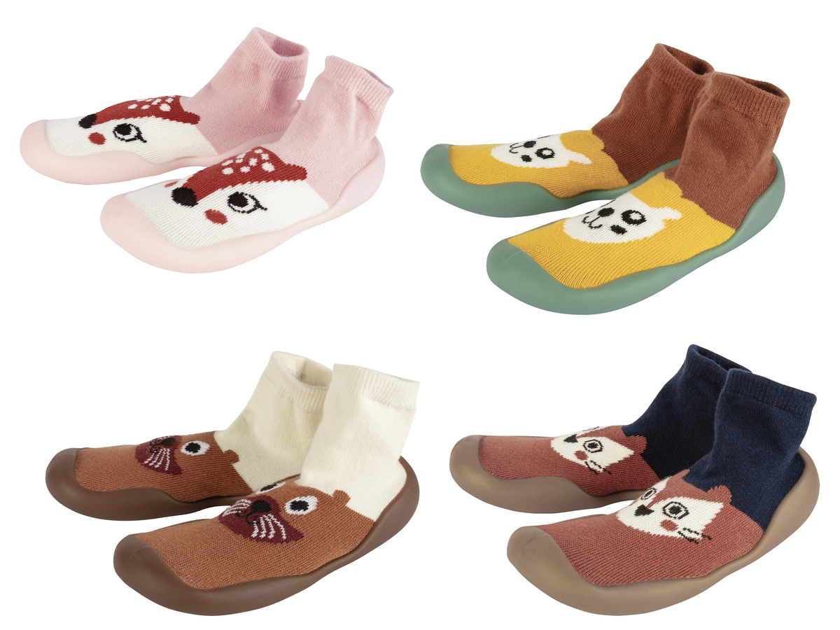 Bild 1 von lupilu® Baby Krabbelschuhe, leichte und flexible TPR-Sohle