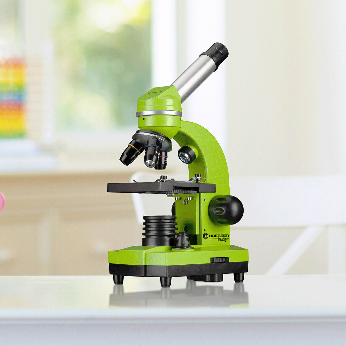 Bild 2 von BRESSER JUNIOR 
                                            Biolux SEL Schülermikroskop, grün