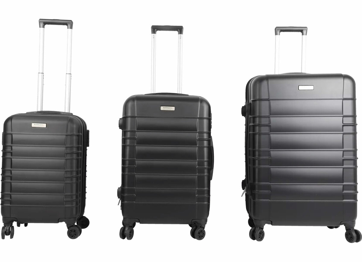 Bild 1 von Kofferset mit Zahlenschloss 3-teilig L/XL/XXL Schwarz