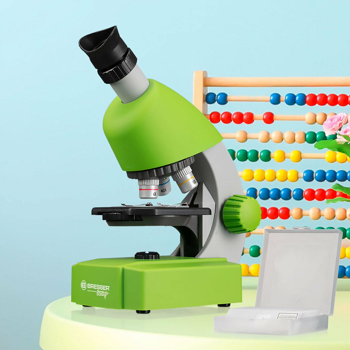 Bild 2 von BRESSER JUNIOR 
                                            Junior Mikroskop 40x-640x, grün
