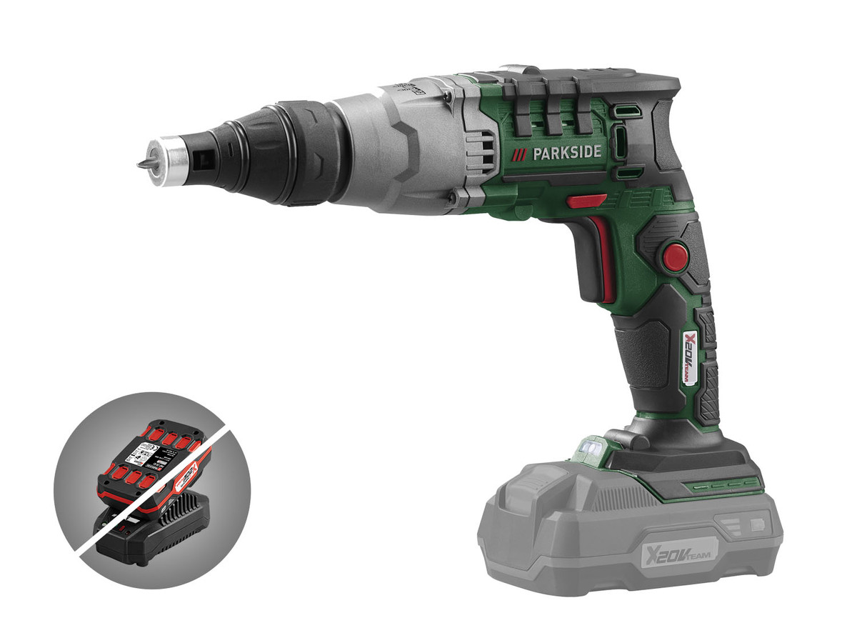 Bild 1 von PARKSIDE® 20 V Akku-Trockenbauschrauber »PTBSA 20-Li A1«, ohne Akku und Ladegerät