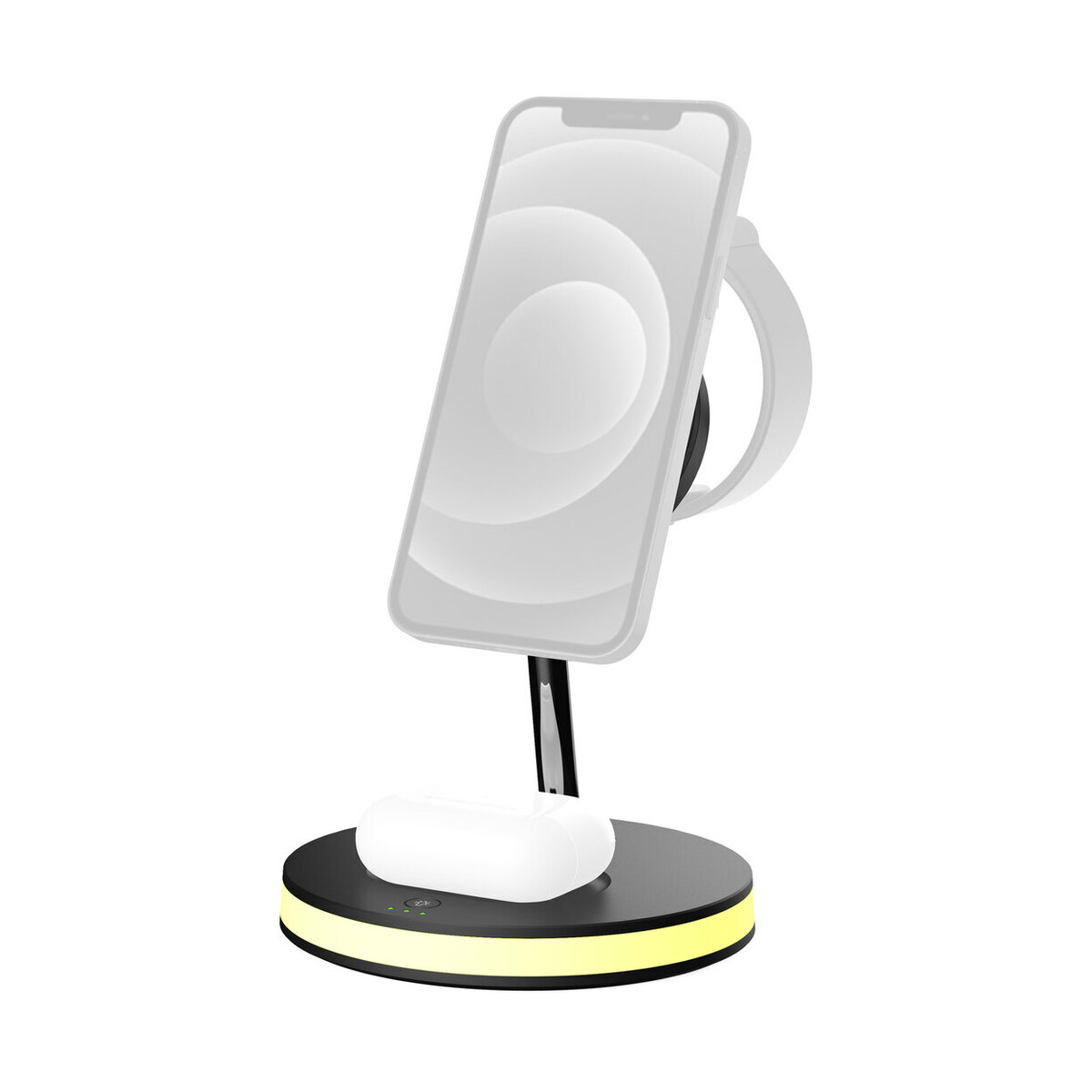 Bild 3 von DELCATO 
                                            3-in-1 Wireless Charger QI-1041 mit LED-Beleuchtung, 15 W