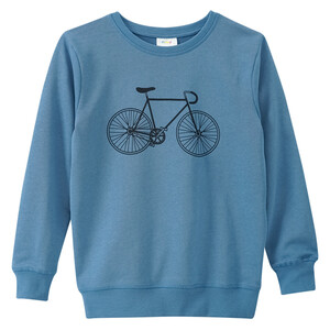 Jungen Sweatshirt mit Fahrrad-Print