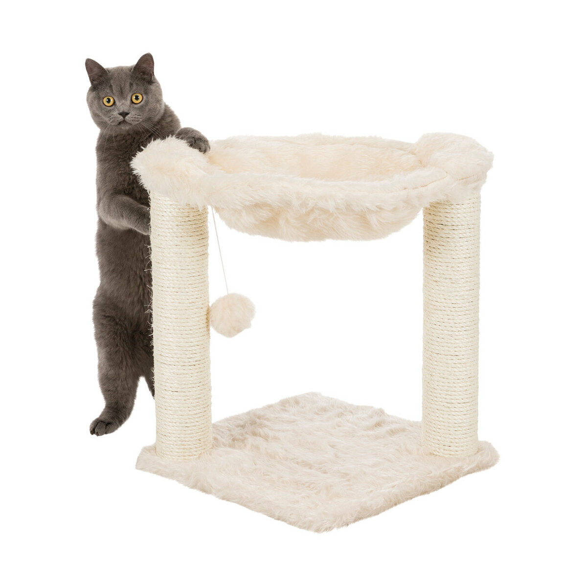 Bild 3 von JOLLYPAW 
                                            Katzen-Kratzbaum, creme, 50 cm