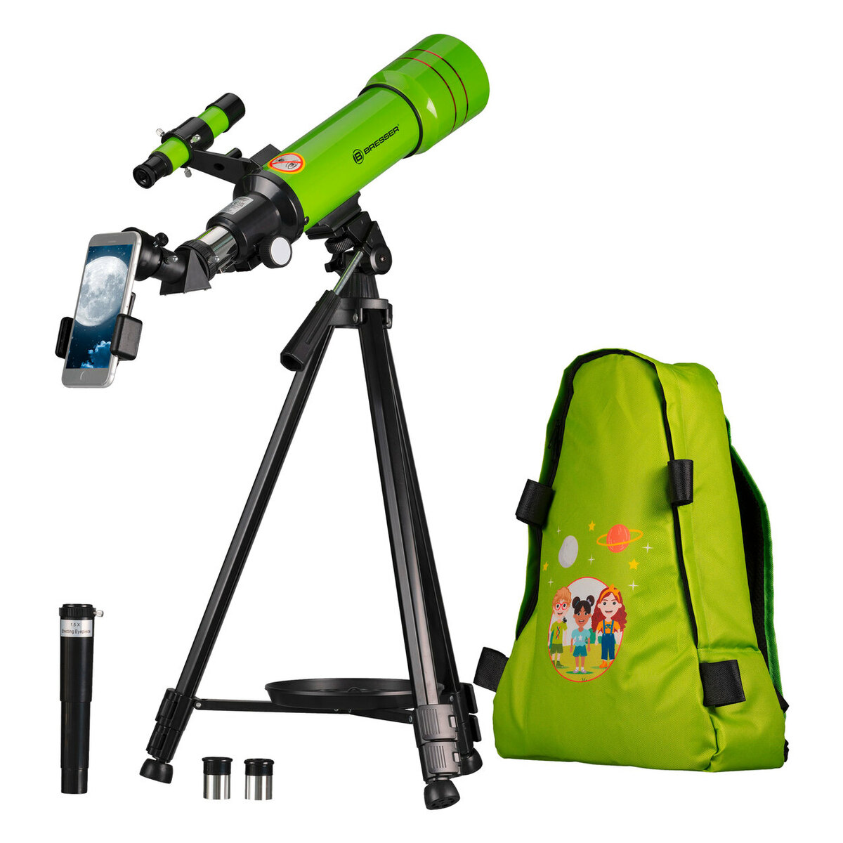 Bild 1 von BRESSER JUNIOR 
                                            Linsenteleskop 70/400 mit Rucksack