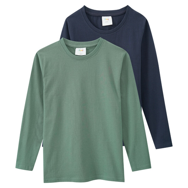 Replay Jungen Langarmshirt Aus Baumwolle - Regular Fit Mit Logo, Weich Und Atmungsaktiv