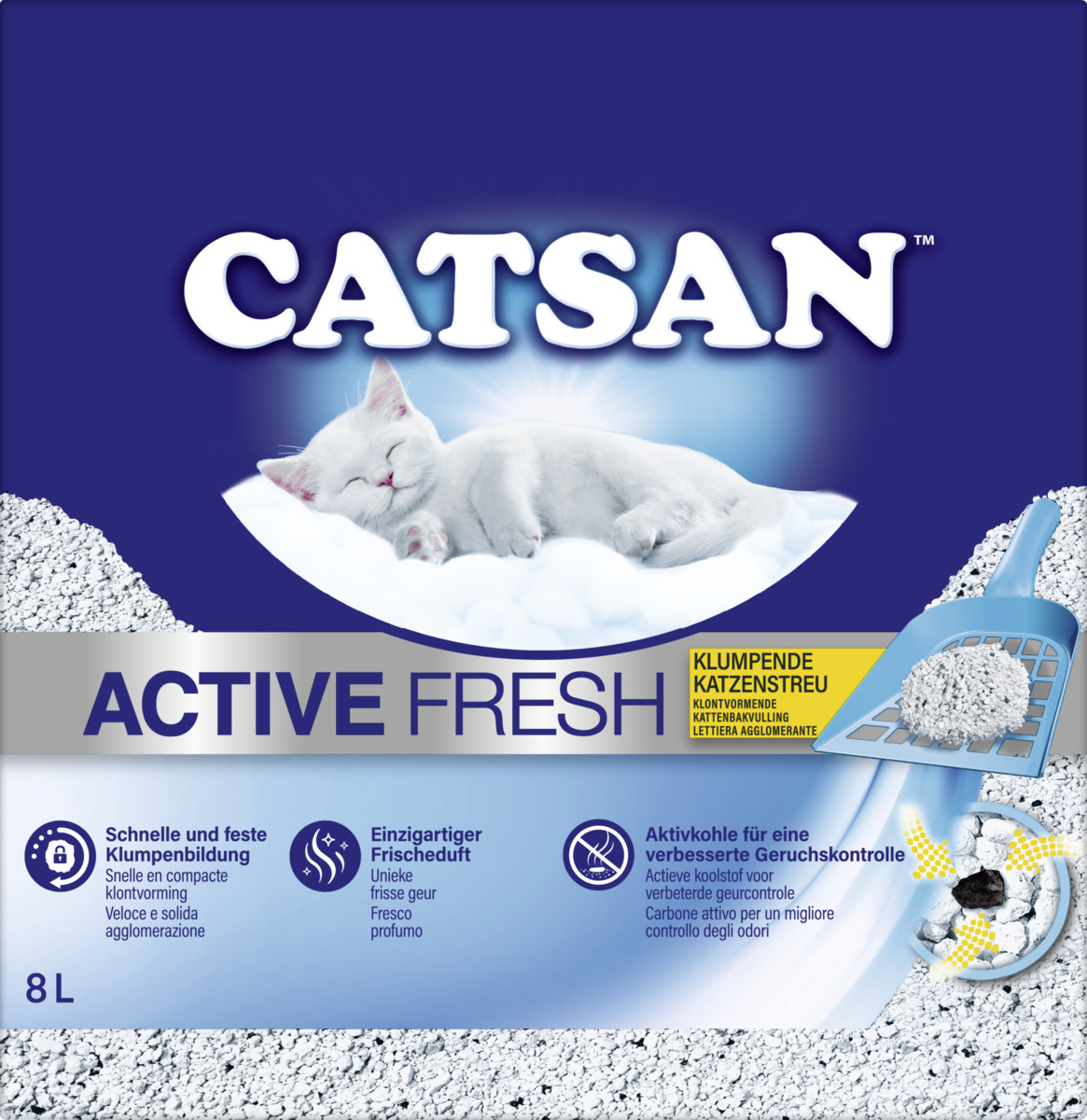 Bild 1 von Catsan Active Fresh Klumpstreu