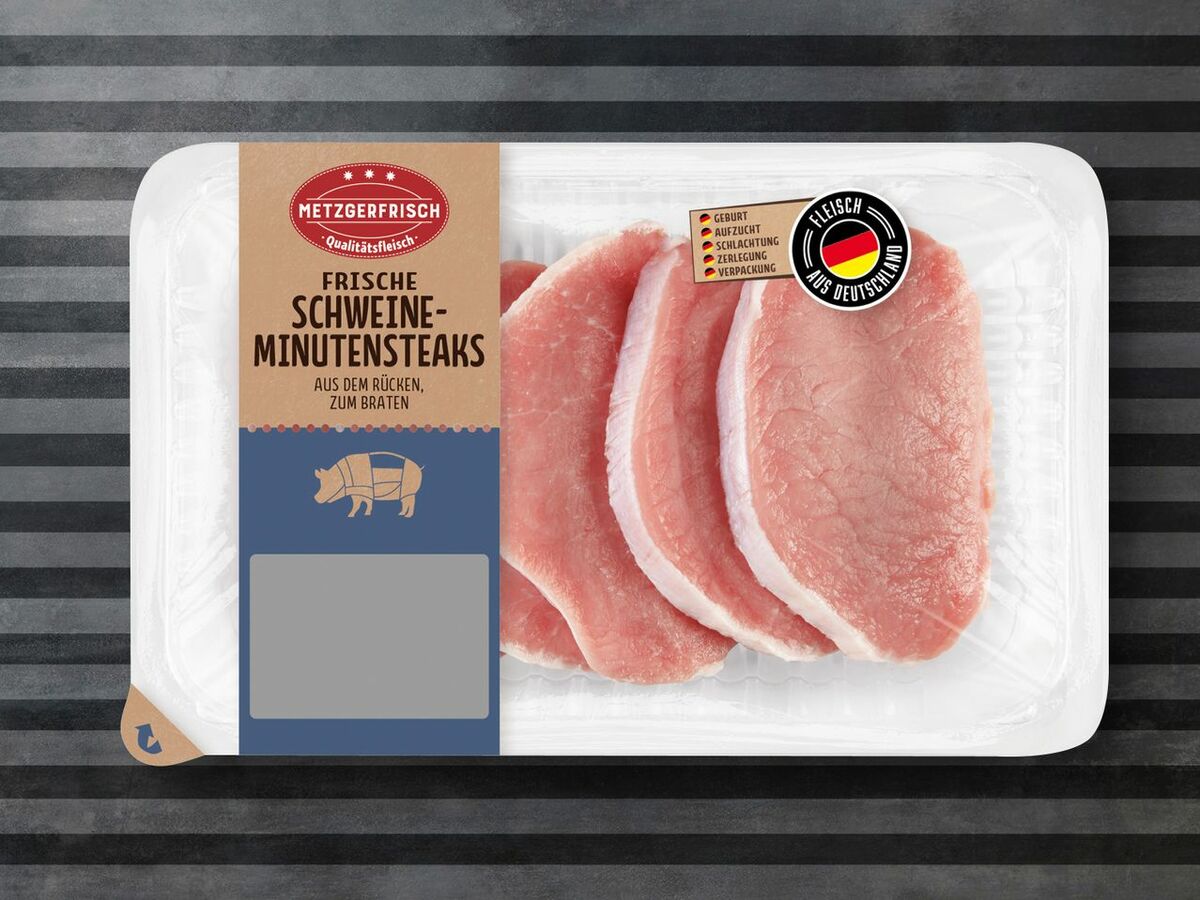 Bild 1 von Metzgerfrisch Frische Schweine-Minutensteaks