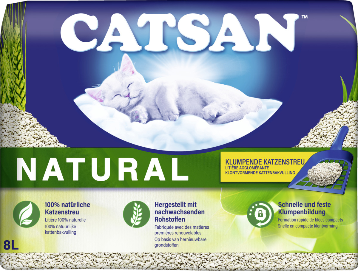 Catsan Natural Klumpende Katzenstreu von ROSSMANN für 10,40 € ansehen!
