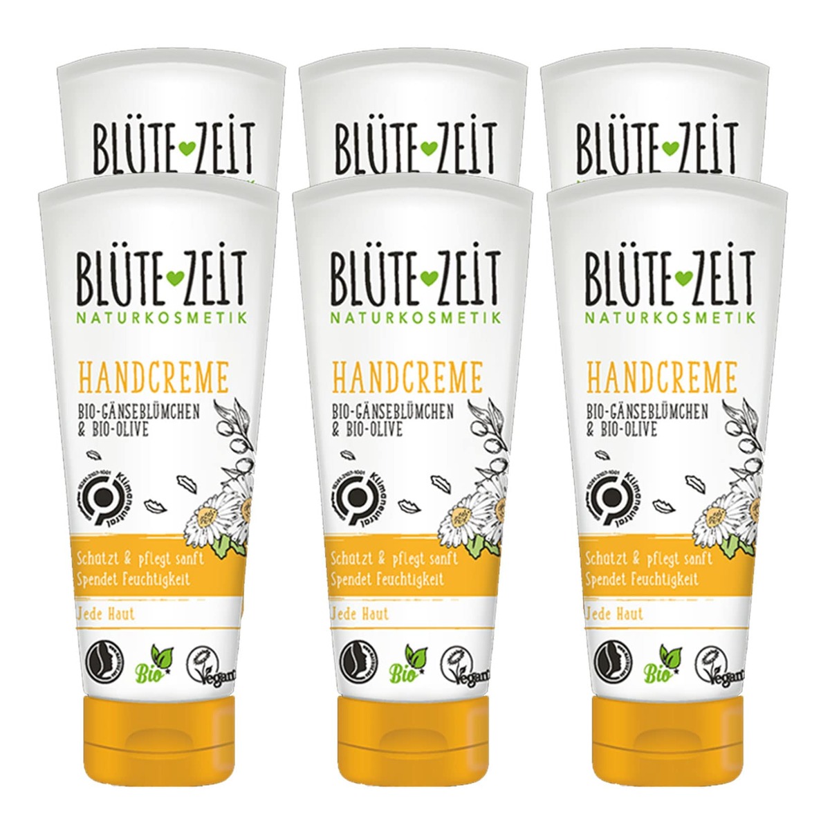 Bild 1 von BLÜTE-ZEIT Handcreme Bio-Gänseblümchen 75 ml, 6er Pack