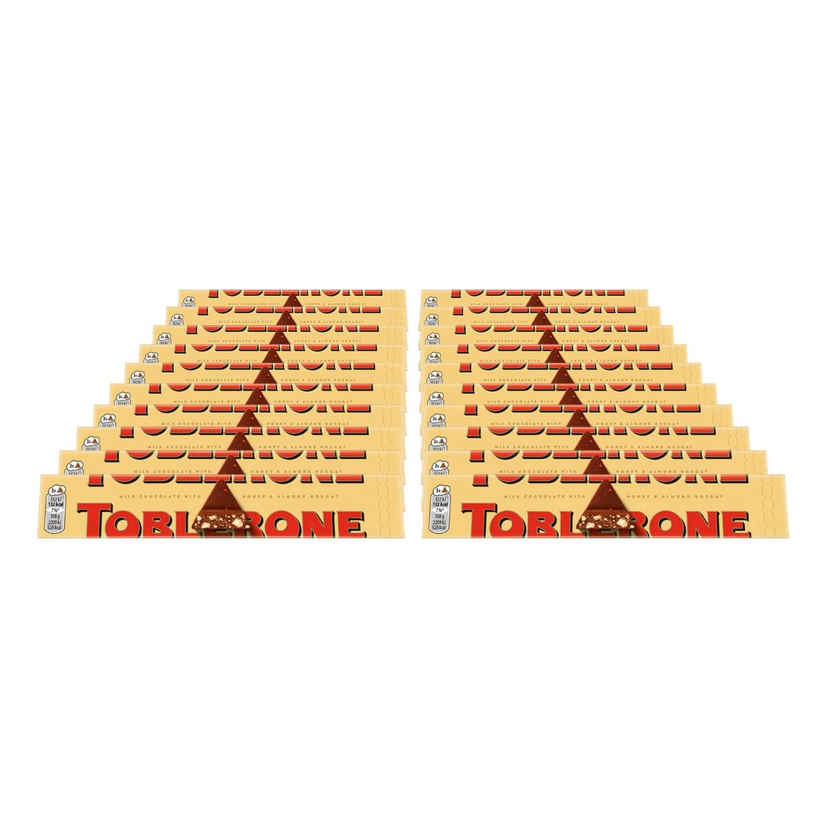 Bild 1 von Mondelez Toblerone Milch Riegel 100 g, 20er Pack