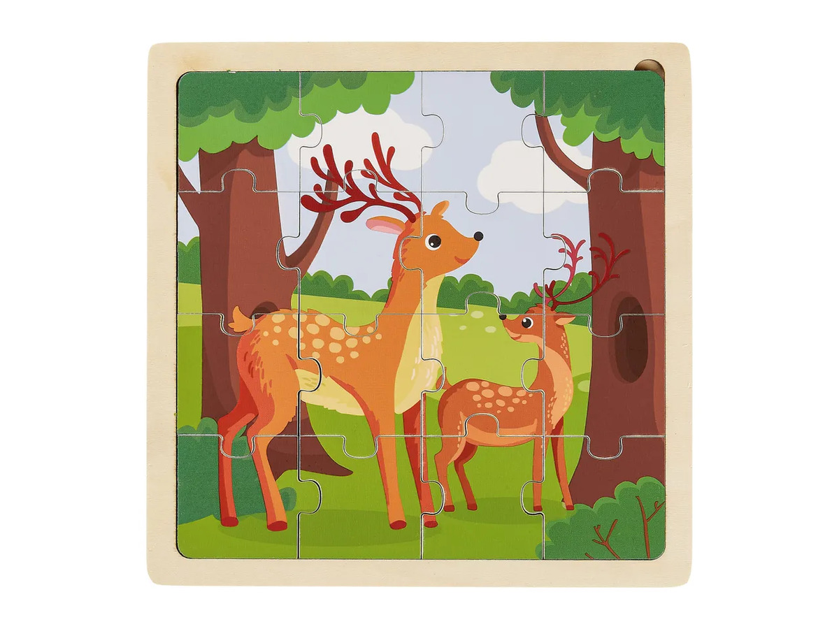 Bild 4 von Playtive Holzpuzzle, 17-teilig