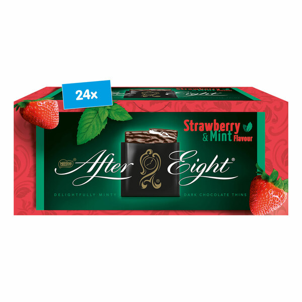 Bild 1 von Nestle After Eight Strawberry & Mint Flavour 200 g, 24er Pack