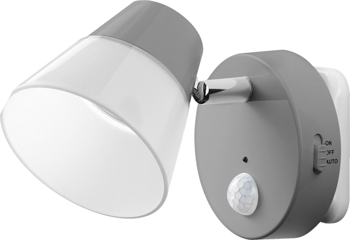 Bild 1 von IDEENWELT LED-Steckdosenspot anthrazit