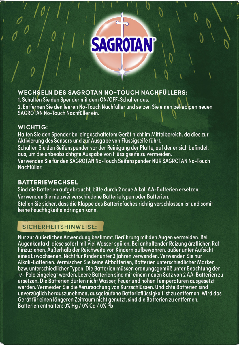 Bild 3 von Sagrotan No-Touch Automatischer Seifenspender Starterset Summer Nights