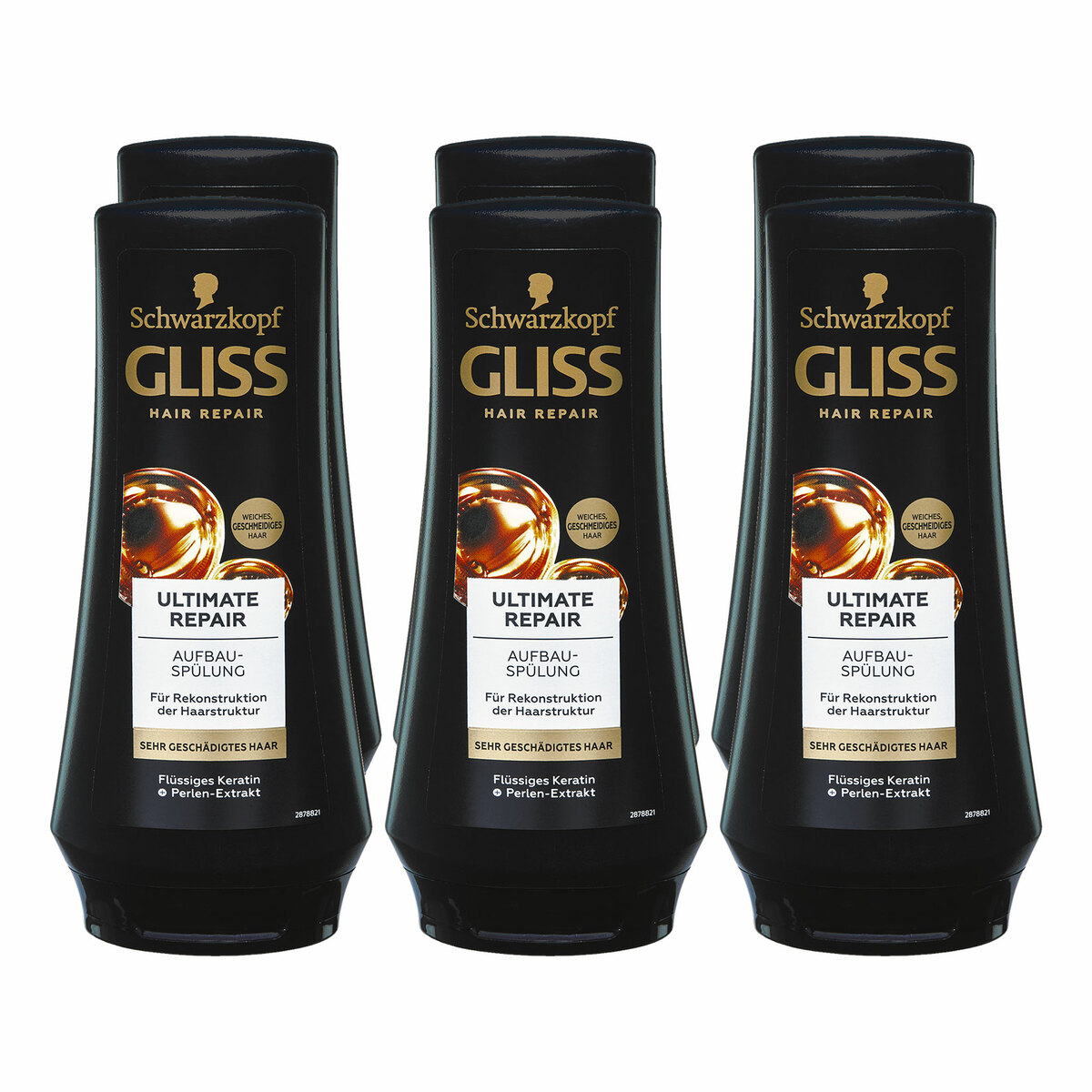 Bild 1 von Schwarzkopf Gliss Kur Spülung Ultimate Repair 200 ml, 6er Pack