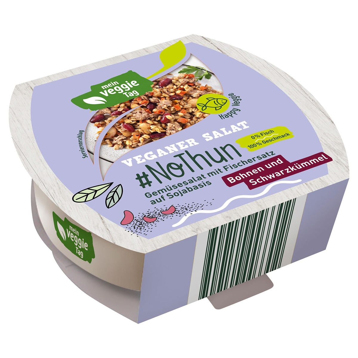 Bild 2 von MEIN VEGGIE TAG Veganer Salat #NoThun 160 g