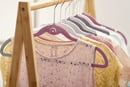 Bild 2 von IDEENWELT 8er Set Beflockte Kleiderbügel rosa/grau