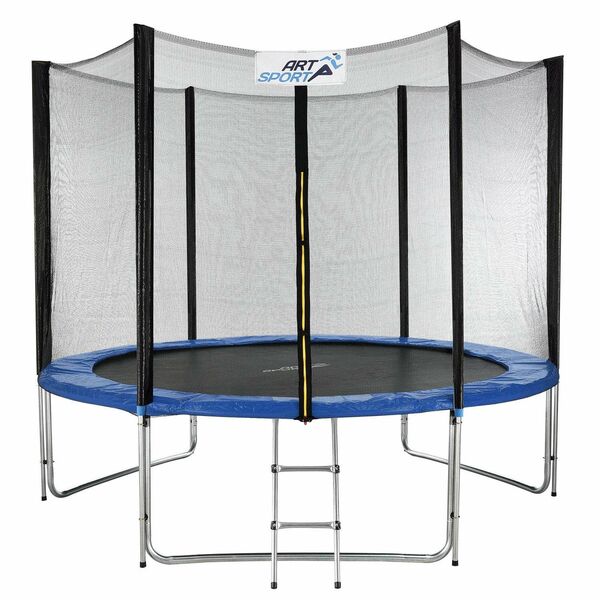 Bild 1 von ArtSport Outdoor Trampolin Jampino Ø 305 cm mit Sicherheitsnetz, Leiter & Randabdeckung