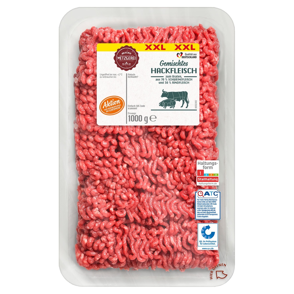 Bild 1 von MEINE METZGEREI Gemischtes Hackfleisch 1 kg