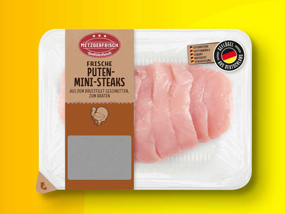 Metzgerfrisch Frische Puten Mini Steaks Von Lidl Ansehen