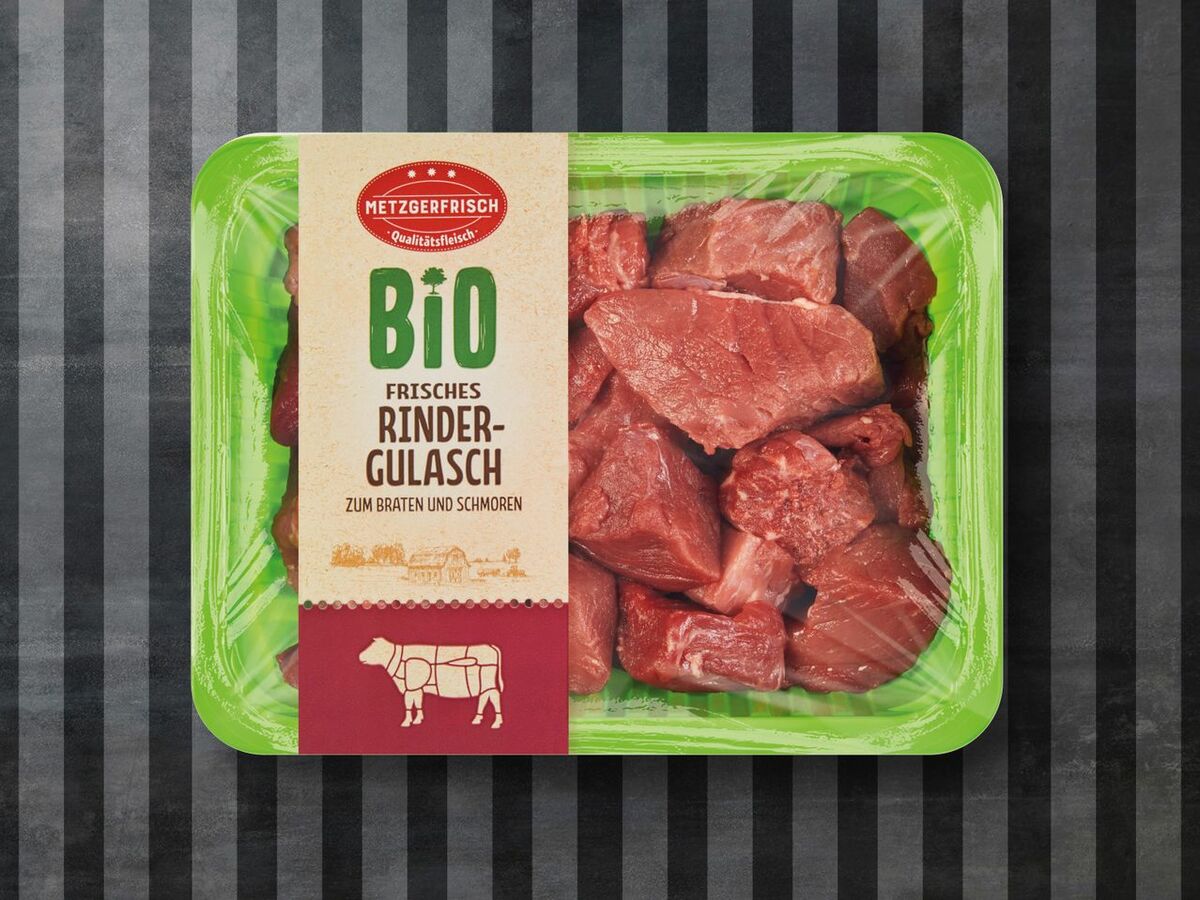 Bild 1 von Metzgerfrisch Bio Frisches Rinder-Gulasch