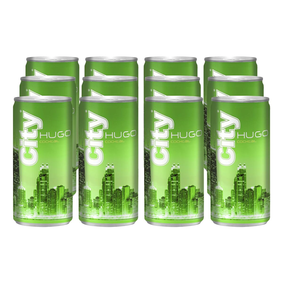 Bild 1 von City Hugo 6,9 % vol 0,20 Liter Dose, 12er Pack