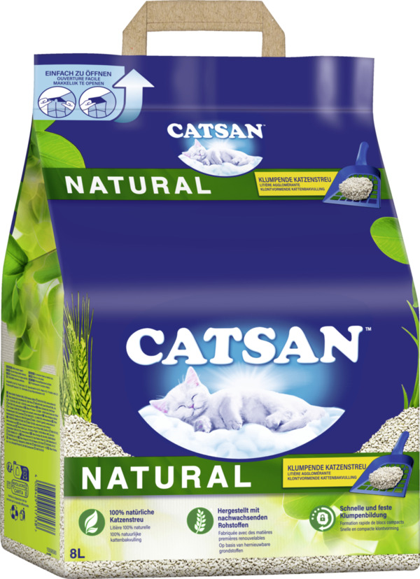 Bild 2 von Catsan Natural Klumpende Katzenstreu