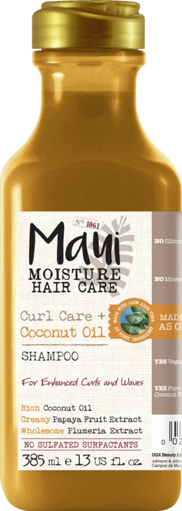 Bild 1 von Maui Moisture Haire Care Curl Care + Coconut Oil Shampoo